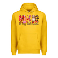 Lemon my dog is my valentine Premium Hoodie - NancyCooperArtShop