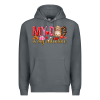 Rock my dog is my valentine Premium Hoodie - NancyCooperArtShop