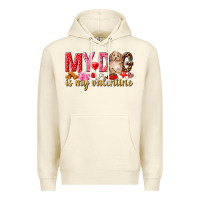 Sandshell my dog is my valentine Premium Hoodie - NancyCooperArtShop