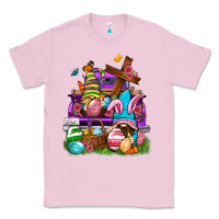 Bubblegum Pink Easter gnomies truck Easter Day Classic Tee - Neo Western