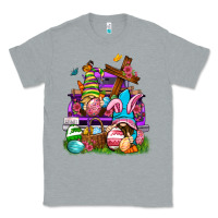 Heather Grey Easter gnomies truck Easter Day Classic Tee - Neo Western