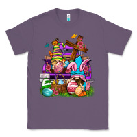 Lavender Easter gnomies truck Easter Day Classic Tee - Neo Western