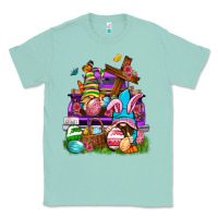 Seafoam Easter gnomies truck Easter Day Classic Tee - Neo Western