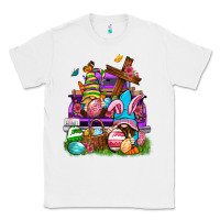 White Easter gnomies truck Easter Day Classic Tee - Neo Western