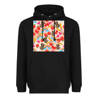 Black back to school seamless pattern 3 (3600x3600) Heavyweight Hoodie - AdoDesignShop