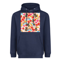Navy back to school seamless pattern 3 (3600x3600) Heavyweight Hoodie - AdoDesignShop