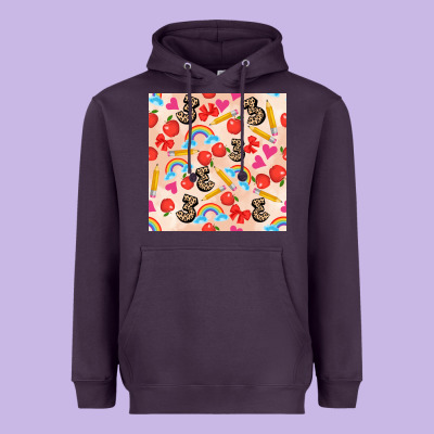 Back To School Seamless Pattern 3 (3600x3600) Heavyweight Hoodie Designed By Adodesignshop