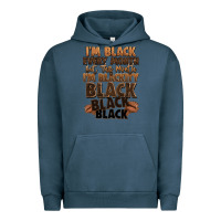 Pigment Midnight Navy im black every month but this month im blackity bl Urban Hoodie - LillyAllenDesigns