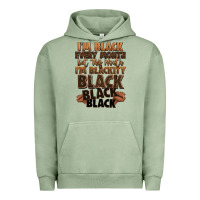 Pigment Oil Green im black every month but this month im blackity bl Urban Hoodie - LillyAllenDesigns