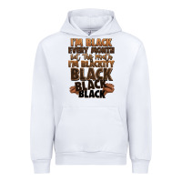 White im black every month but this month im blackity bl Urban Hoodie - LillyAllenDesigns