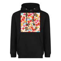 Black back to school seamless pattern 4 (3600x3600) Heavyweight Hoodie - AdoDesignShop