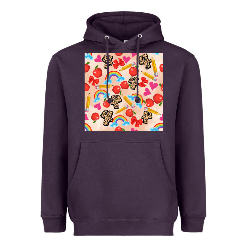 Back To School Seamless Pattern 4 (3600x3600) Heavyweight Hoodie by AdoDesignShop | Teevron