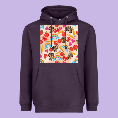 Back To School Seamless Pattern 4 (3600x3600) Heavyweight Hoodie Designed By Adodesignshop