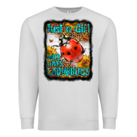 Western Just A Girl Who Loves Ladybug Premium Sweatshirt | Teevron