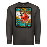 Smoke Western Just A Girl Who Loves Ladybug Premium Sweatshirt - LillyAllenDesigns
