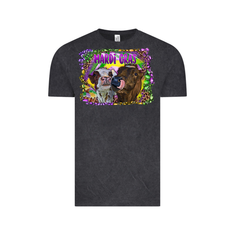 Mardi Gras Heifers Vintage Tee by RanaPortraitStore | Teevron