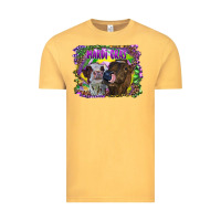 Vintage Mustard Mardi Gras Heifers Vintage Tee - RanaPortraitStore