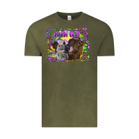 Vintage Olive Mardi Gras Heifers Vintage Tee - RanaPortraitStore