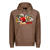 Chestnut teacher school love Premium Hoodie - NancyCooperArtShop