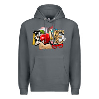 Rock teacher school love Premium Hoodie - NancyCooperArtShop
