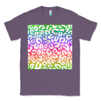 Lavender watercolor rainbow leopard seamless pattern Classic Tee - BundleAndBundleShop