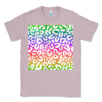 Lilac watercolor rainbow leopard seamless pattern Classic Tee - BundleAndBundleShop