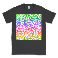 Smoke watercolor rainbow leopard seamless pattern Classic Tee - BundleAndBundleShop