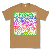 Toasted Coconut watercolor rainbow leopard seamless pattern Classic Tee - BundleAndBundleShop