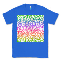 True Royal watercolor rainbow leopard seamless pattern Classic Tee - BundleAndBundleShop
