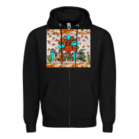 Black thankful turkey Zipper Hoodie - JahusDesignShop