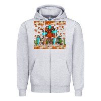 Thankful Turkey Zipper Hoodie | Teevron