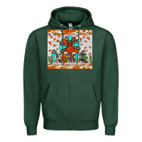 Sports Green thankful turkey Zipper Hoodie - JahusDesignShop