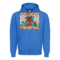 True Royal thankful turkey Zipper Hoodie - JahusDesignShop