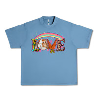 Pebble Blue easter bunny love Urban Heavy Tee - RanaPortraitStore