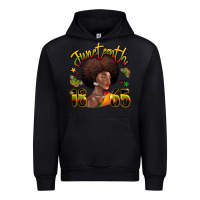 Black juneteenth 1865 black woman Urban Hoodie - LillyAllenDesigns