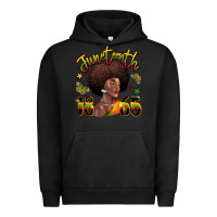 Pigment Black juneteenth 1865 black woman Urban Hoodie - LillyAllenDesigns