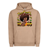 Pigment Burro juneteenth 1865 black woman Urban Hoodie - LillyAllenDesigns