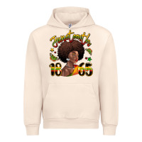 Sandshell juneteenth 1865 black woman Urban Hoodie - LillyAllenDesigns