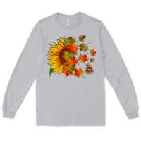 Moon Dust sunflower and autumn leaves Long Sleeve Tee - HRA Design Shop