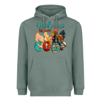 Welcome To Our Coop Heavyweight Hoodie | Teevron