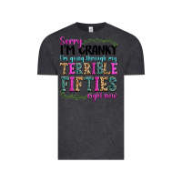 Vintage Black sorry i’m cranky i’m going through my terrible Vintage Tee - texasbilliewilder