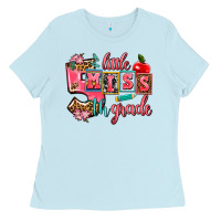 Baby Blue little miss 5 th grade Ladies Tee - AdoDesignShop