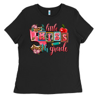 Black little miss 5 th grade Ladies Tee - AdoDesignShop
