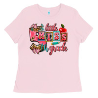 Bubblegum Pink little miss 5 th grade Ladies Tee - AdoDesignShop