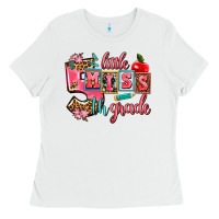 White little miss 5 th grade Ladies Tee - AdoDesignShop