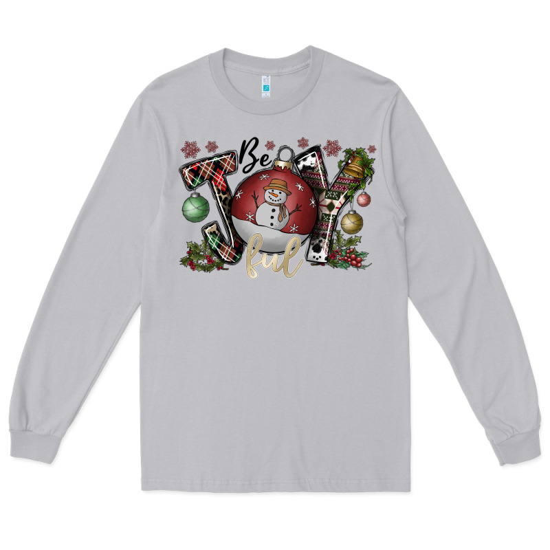 Be Joy Ful Long Sleeve Tee by CowhideDigitalArt | Teevron
