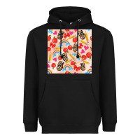 Black back to school seamless pattern 5 (3600x3600) Heavyweight Hoodie - AdoDesignShop