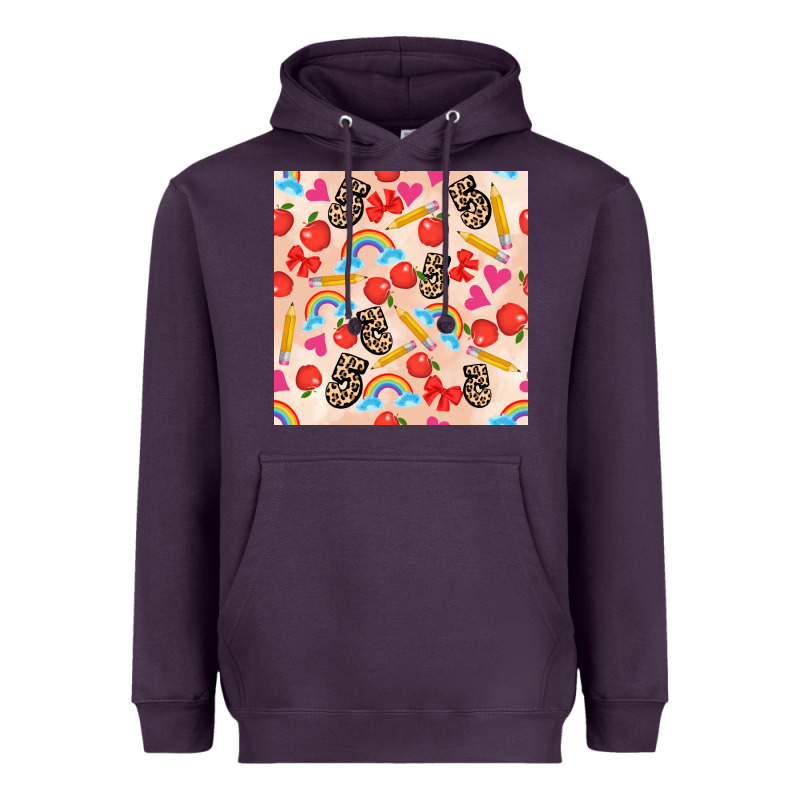 Back To School Seamless Pattern 5 (3600x3600) Heavyweight Hoodie by AdoDesignShop | Teevron