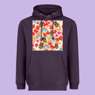 Back To School Seamless Pattern 5 (3600x3600) Heavyweight Hoodie Designed By Adodesignshop