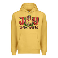 Antique Gold joy to the world Premium Hoodie - MaliasSmallBusiness